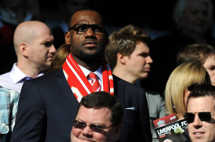 Lebron James at Liverpool